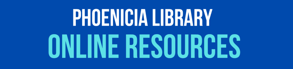Phoenicia library online resources