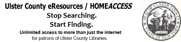 Ulster county eResources link