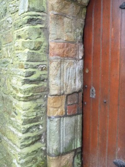 Plaid doorway, Cork